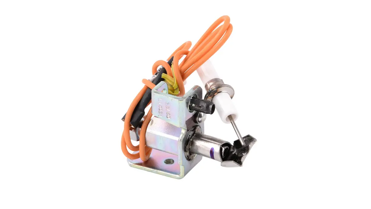 Lennox 18G9001, Pilot Burner With Electrode, Natural Gas Orifice 0.018", 24" Ignition Wire 1
