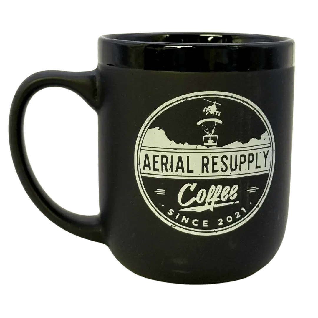 Arc Logo 18 Ounce Black Coffee Mug 1