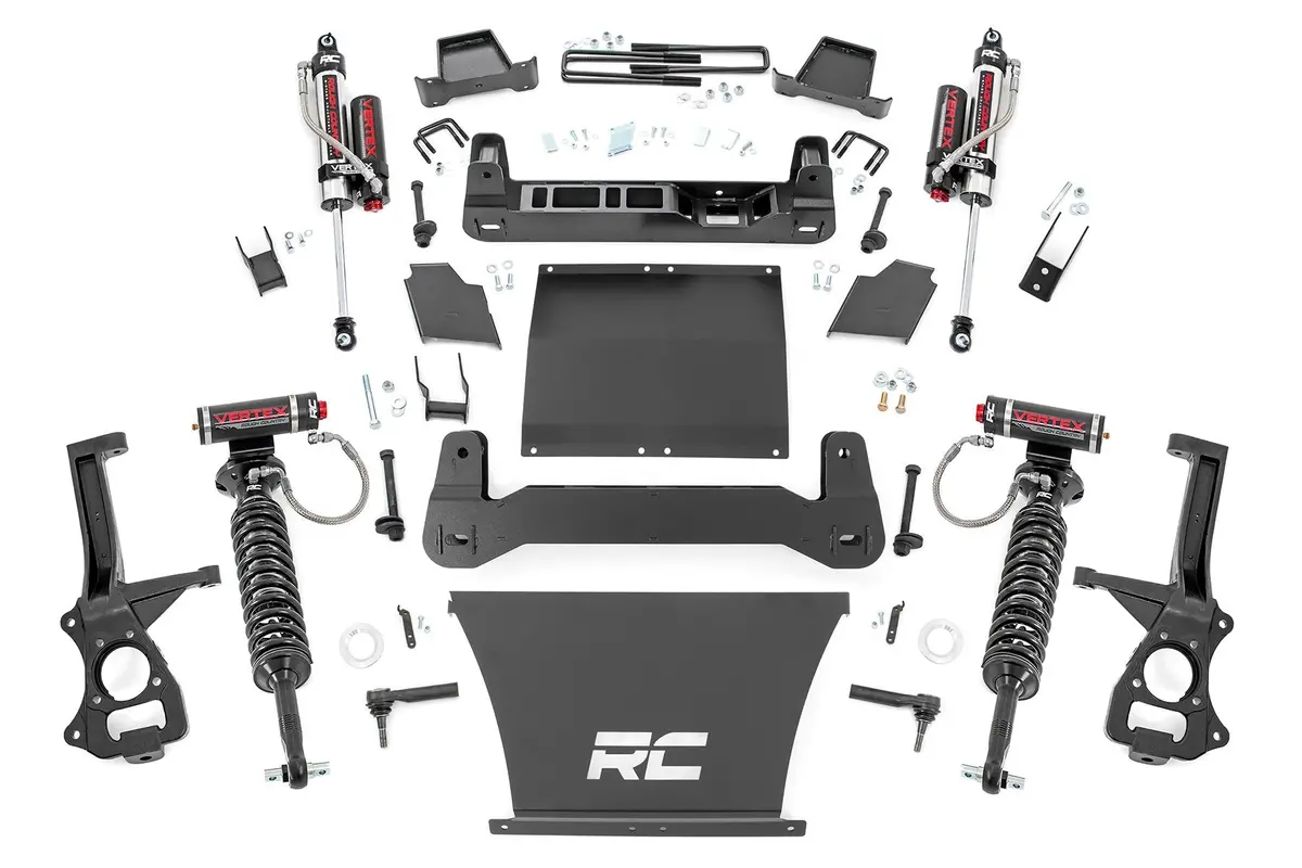 4 Inch Lift Kit | At4/Trailboss | Vertex | Chevrolet Silverado/Gmc Sierra 1500 | 2019-2022 | Rough Country | 27550 1