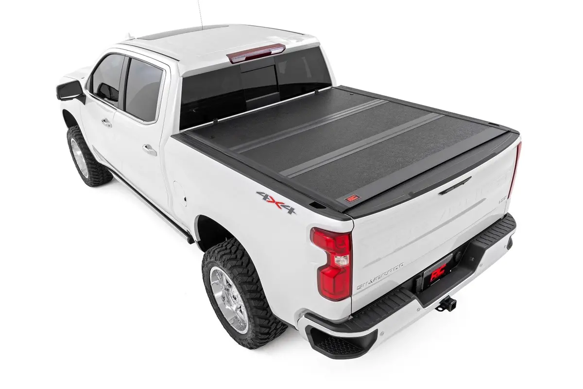Hard Low Profile Bed Cover | 6'6" Bed | Chevrolet Silverado/Gmc Sierra 1500 | 2019-2022 | Rough Country | 47120650B 2