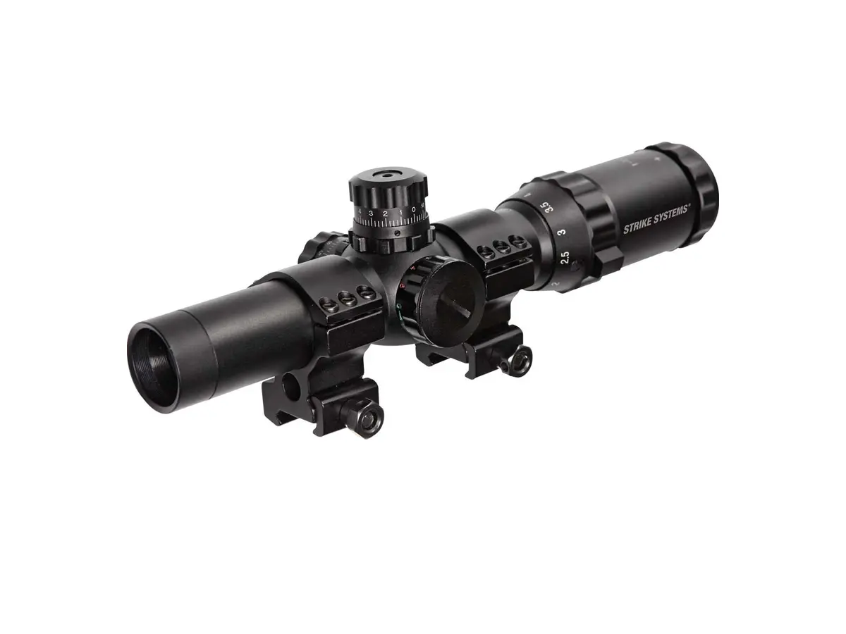 Asg 1-4X24 Illuminated Short Dot Sight (Red / Green Crosshair) 1