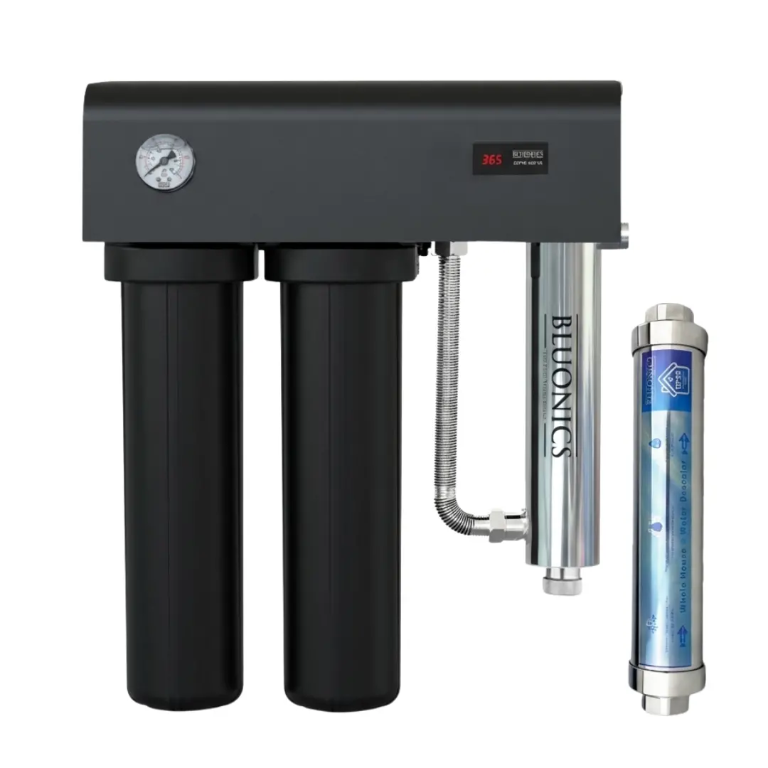 Bundle Pro Series Whole House Water Filtration & Descaler System – 3-Stage Filter With Uv Sterilizer + Salt-Free Hard Water Conditioner For Scale Prevention (Well & City Water) 1