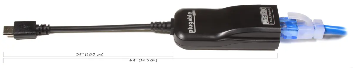 Plugable Usb 2.0 Otg Micro-B To 10/100 Ethernet Adapter 2