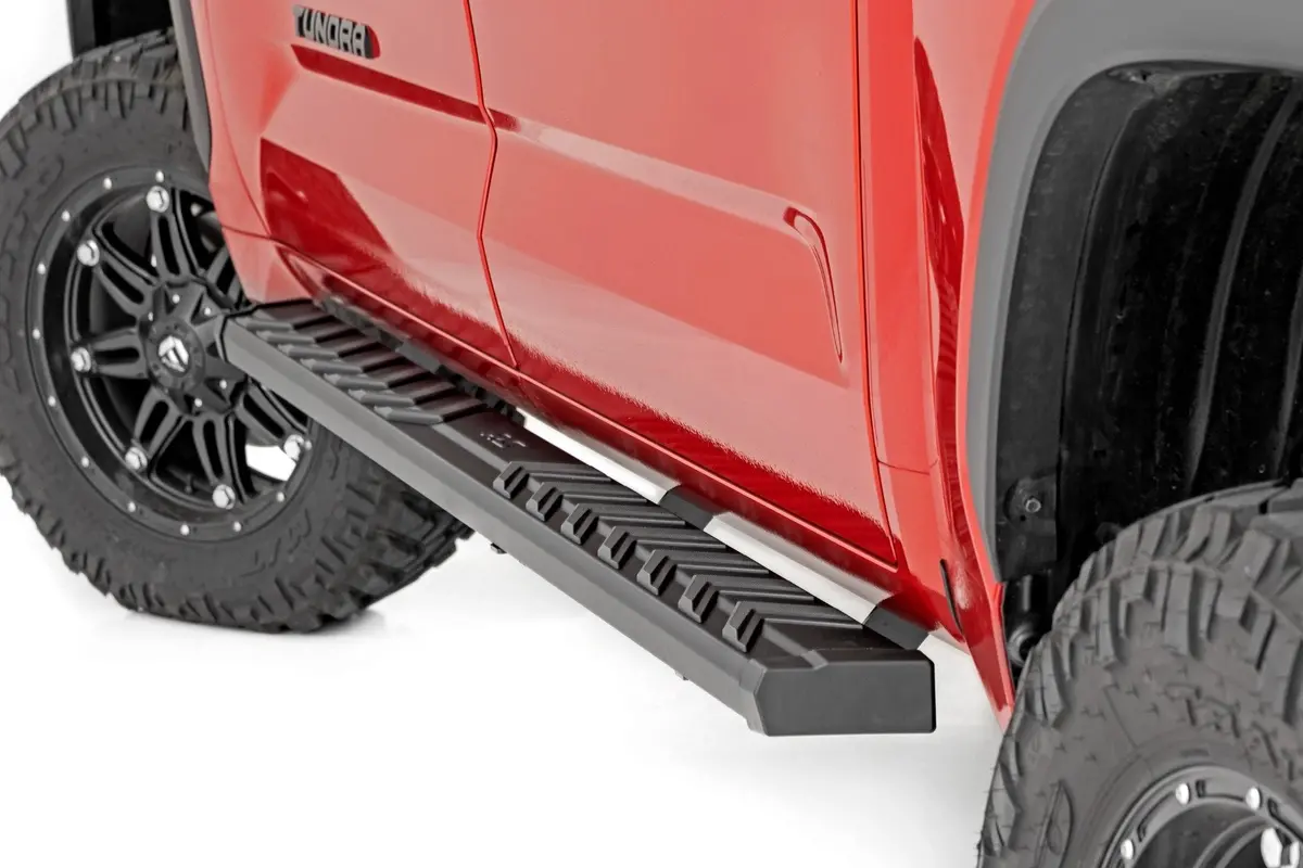 Ba2 Running Boards | Side Step Bars | Toyota Tundra Crewmax | 2022-2022 | Rough Country | 41006 1