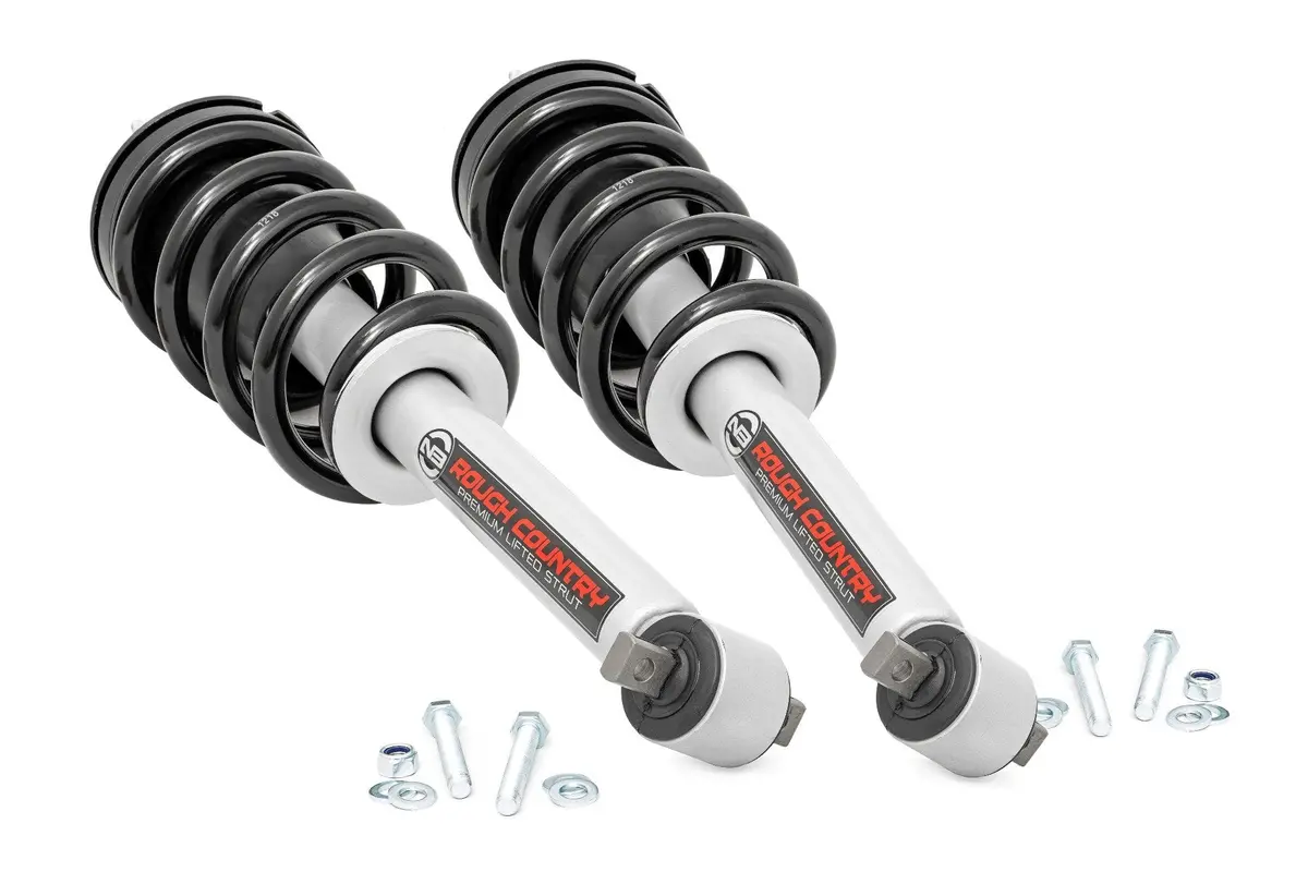 Loaded Strut Pair | 6 Inch | Chevrolet Silverado/Gmc Sierra 1500 Truck & Suv | 2007-2013 | Rough Country | 501088 1