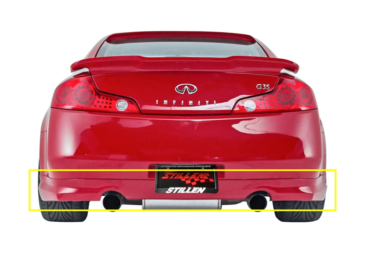 2003-2007 Infiniti G35 Coupe - Stillen Rear Valance - 103618 1