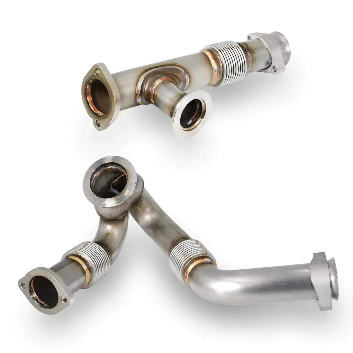 Ppe 2003.5-2004 Ford 6.0L Oem Performance Up-Pipes Use With Round Egr Cooler 316119503 1