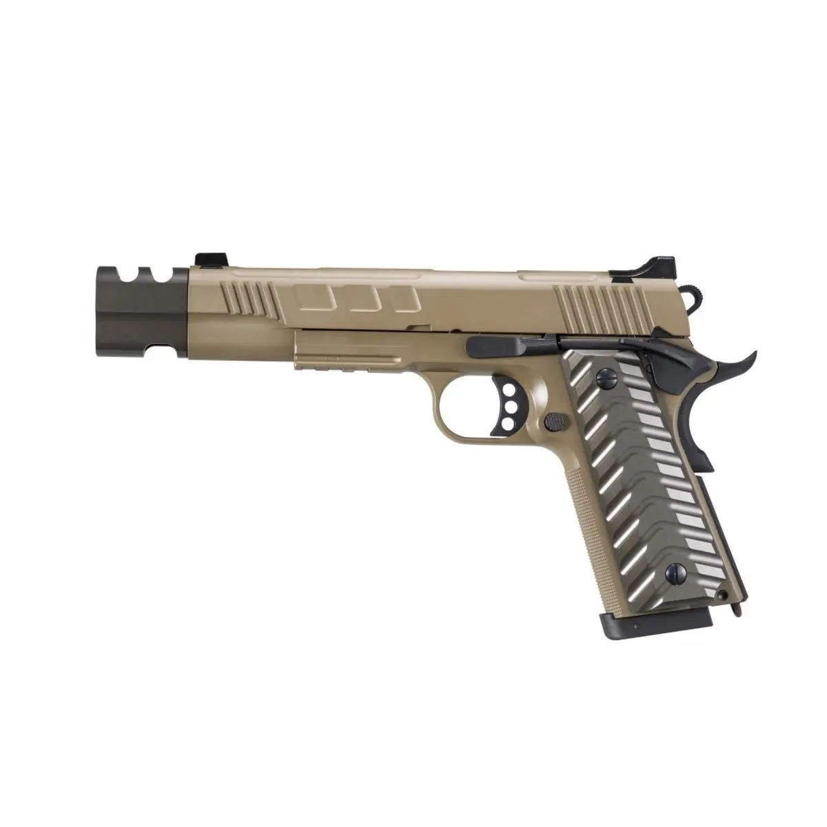 Kjw Kp-16 Competition Gbb Airsoft Pistol (Black) 1