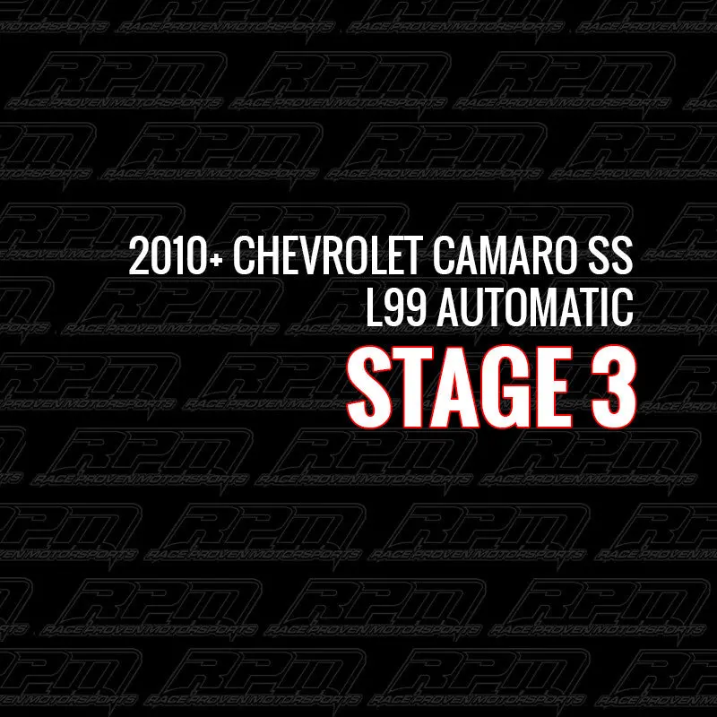 Stage 3 Performance Package (2010-2015 Chevrolet Camaro Ss L99 Automatic) 1