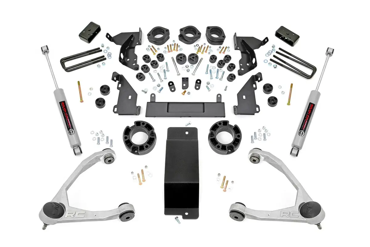 4.75 Inch Lift Kit | Combo Steel Arms | Chevrolet Silverado/Gmc Sierra 1500 | 2014-2015 | Rough Country | 292.2 1