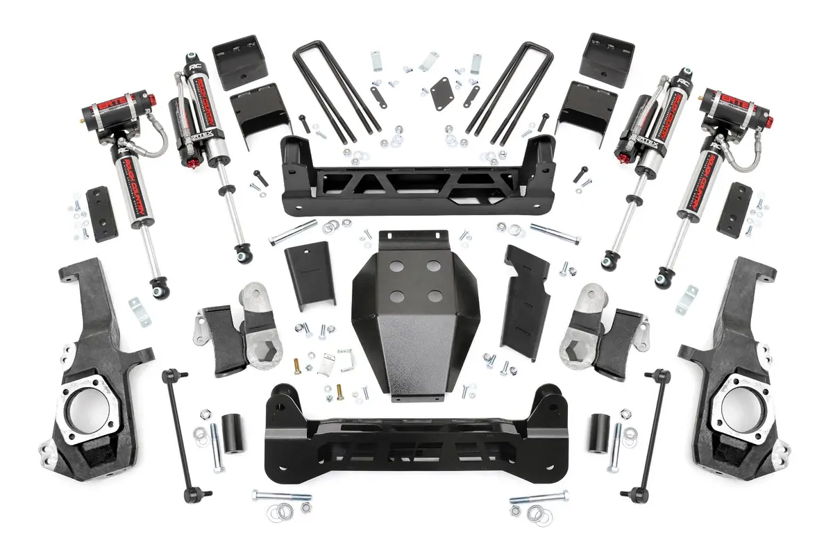 5 Inch Lift Kit | Ntd | Vertex Shocks | Chevrolet Silverado/Gmc Sierra 2500Hd | 2020-2022 | Rough Country | 10250 1