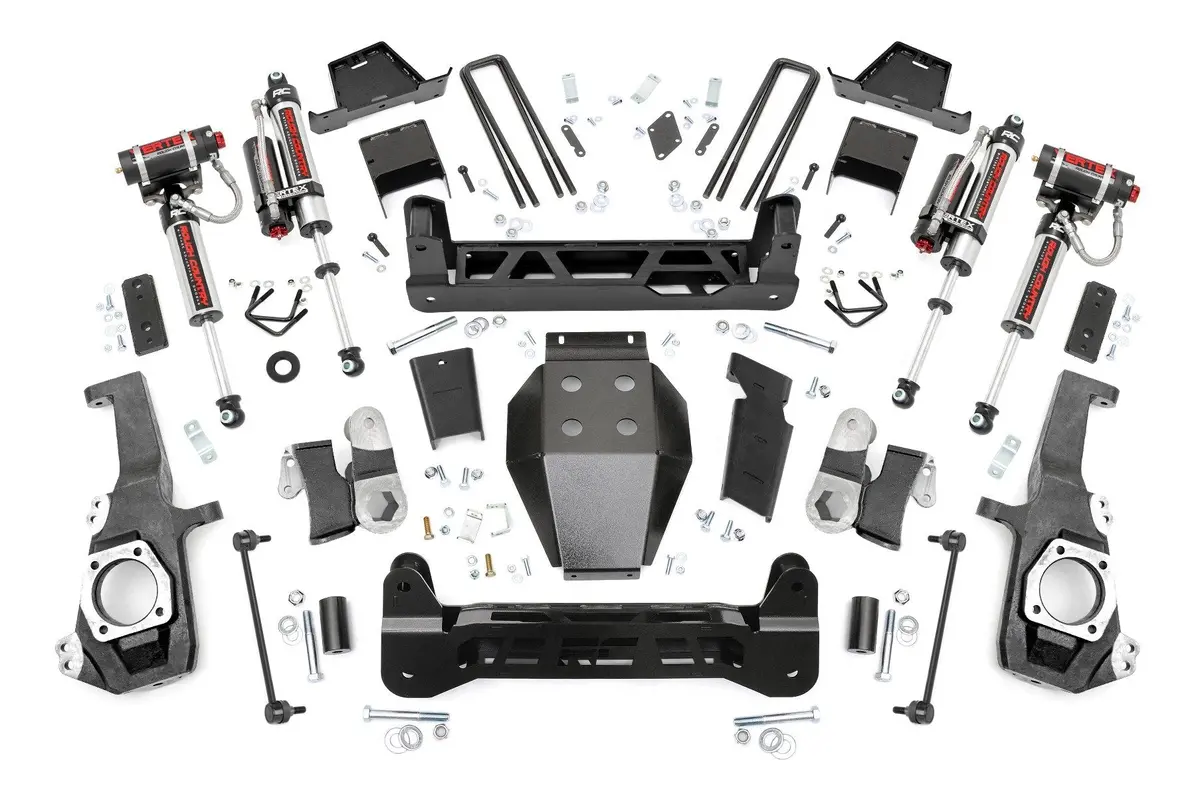 7 Inch Lift Kit | Ntd | Vertex Shocks | Chevrolet Silverado/Gmc Sierra 2500Hd | 2020-2022 | Rough Country | 10150 1