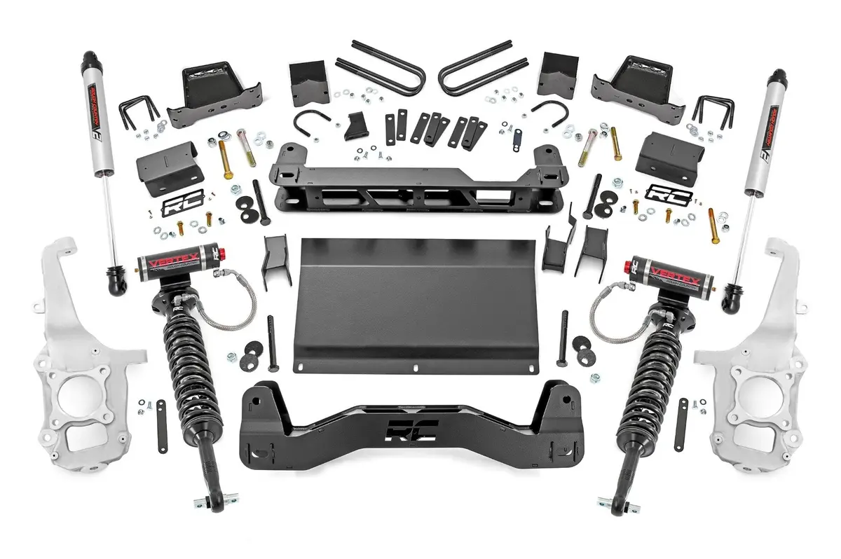 6 Inch Lift Kit | Vertex/V2 | Ford F-150 4Wd | 2021-2022 | Rough Country | 49957 1