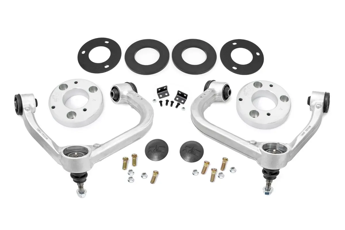 3 Inch Lift Kit | Forged Uca | Ford F-150 Lightning 4Wd | 2022-2023 | Rough Country | 40900 1