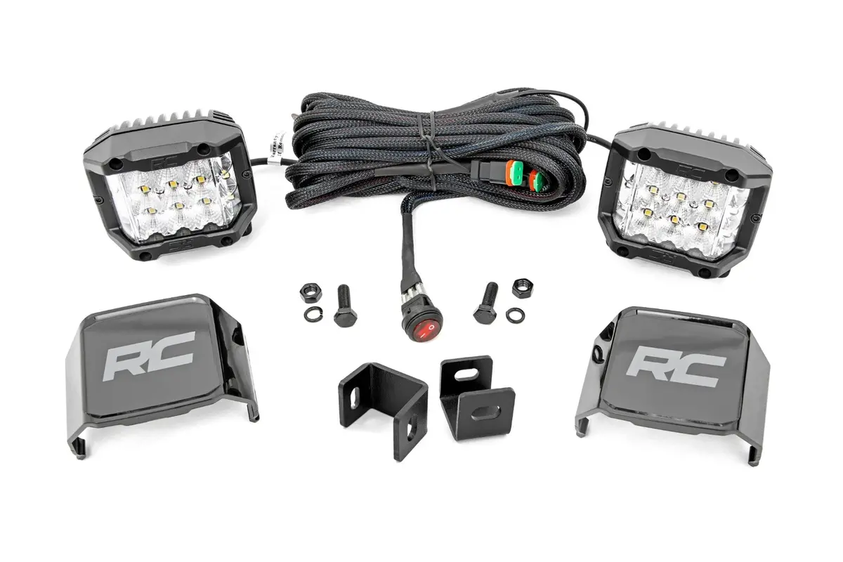 Led Light | Ditch Mount | 3" Osram | Wide | Toyota Tundra | 2022-2022 | Rough Country | 71075 1