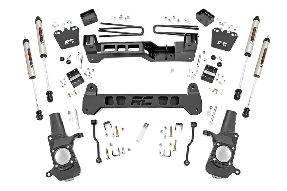 6 Inch Lift Kit | V2 | Chevrolet Silverado/Gmc Sierra 2500Hd 2Wd | 2001-2010 | Rough Country | 22070 1