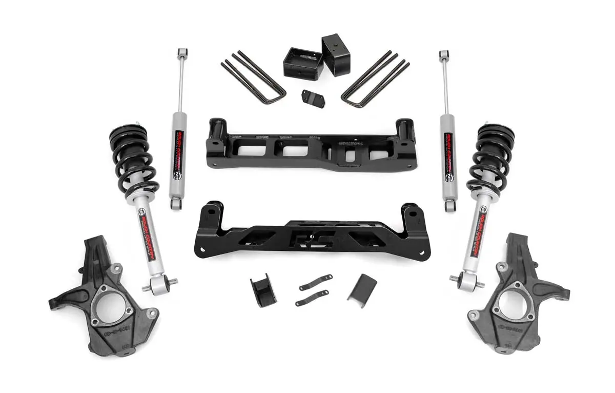 5 Inch Lift Kit | N3 Struts | Chevrolet Silverado/Gmc Sierra 1500 | 2007-2013 | Rough Country | 26131 1