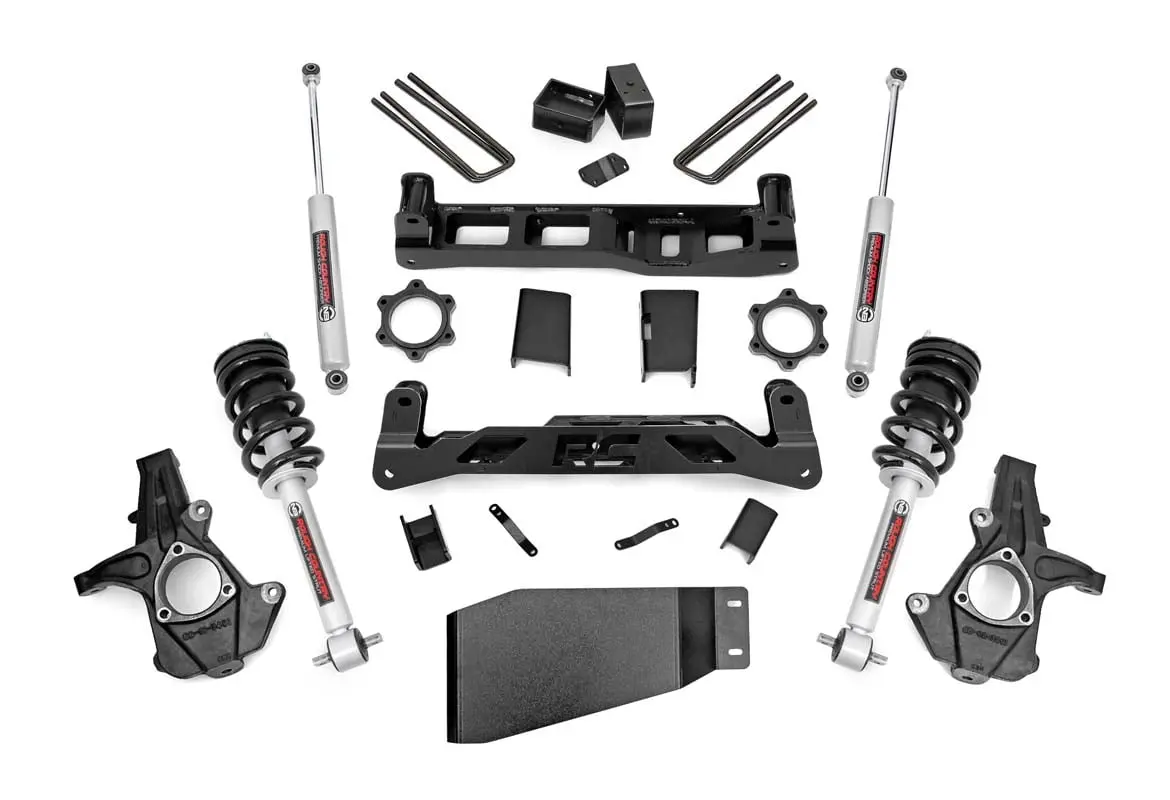 5 Inch Lift Kit | N3 Strut | Chevrolet Silverado/Gmc Sierra 1500 | 2007-2013 | Rough Country | 26231 1