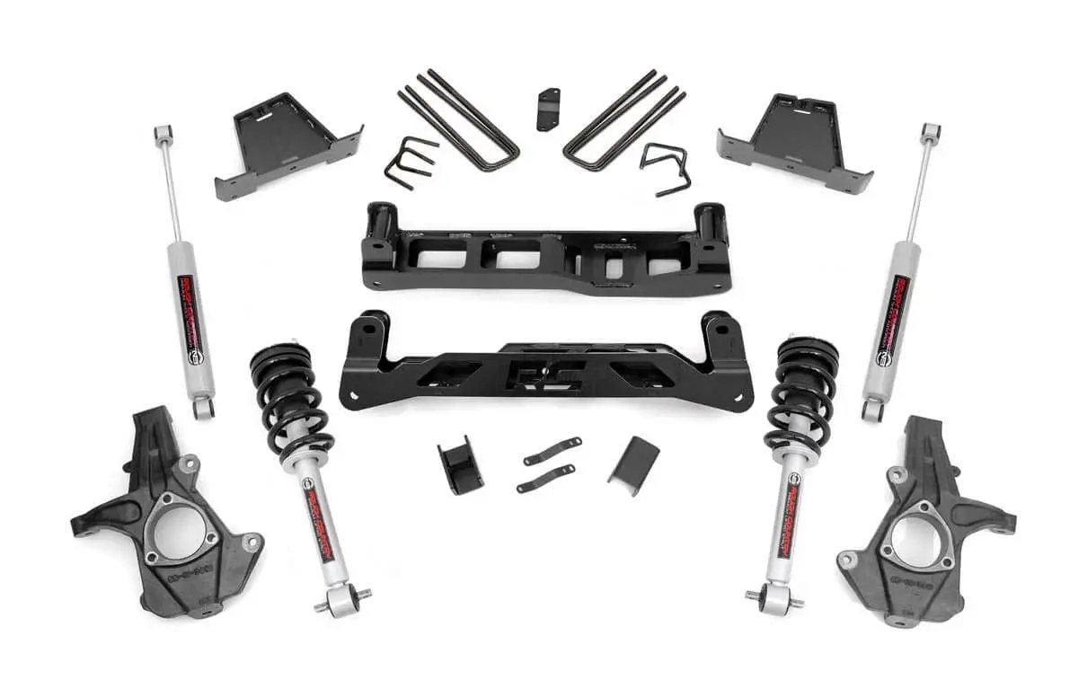 7.5 Inch Lift Kit | N3 Struts | Chevrolet Silverado/Gmc Sierra 1500 | 2007-2013 | Rough Country | 26331 1