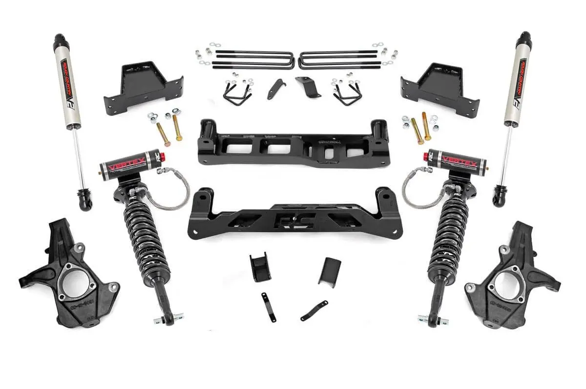 7.5 Inch Lift Kit | Vertex/V2 | Chevrolet Silverado/Gmc Sierra 1500 2Wd | 2007-2013 | Rough Country | 26357 1