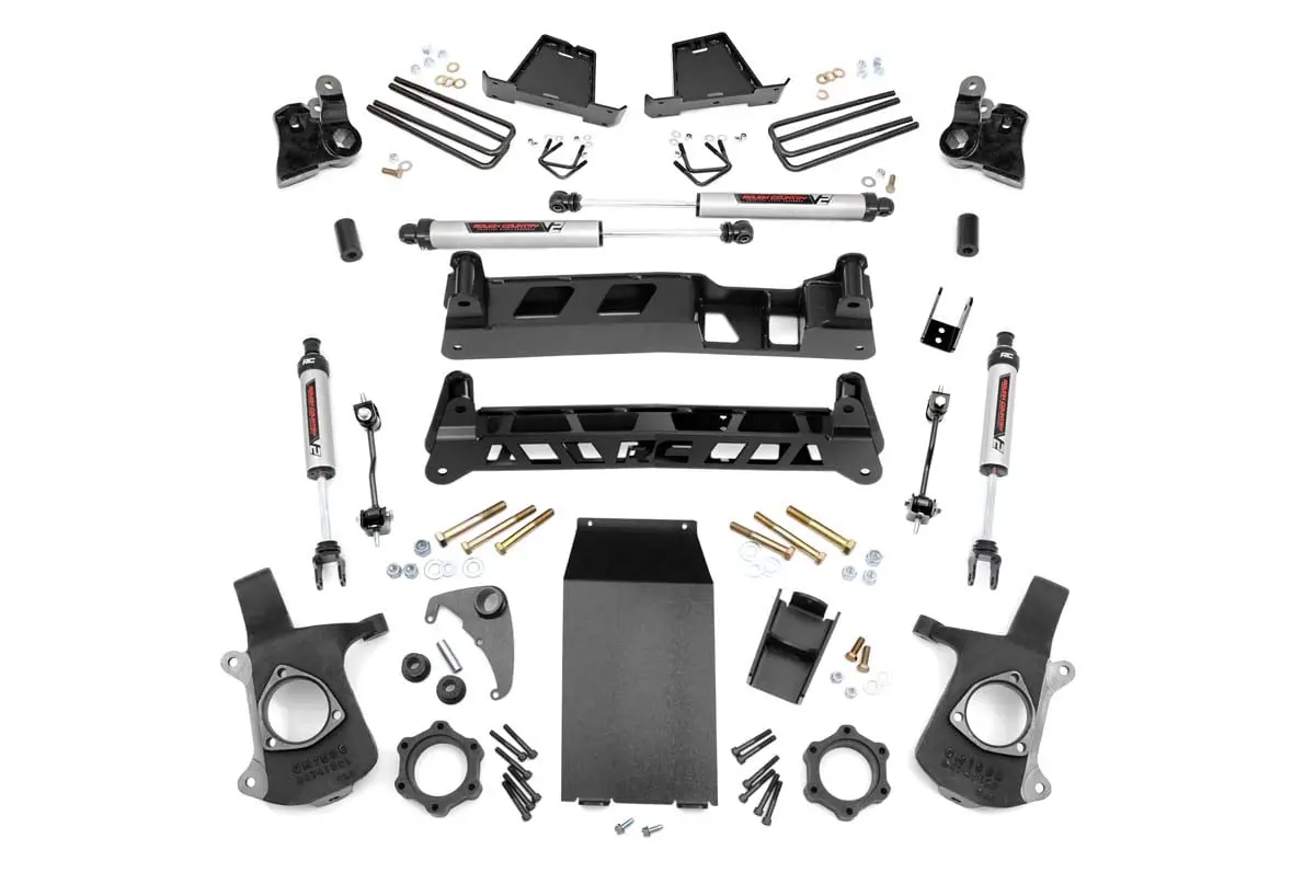 6 Inch Lift Kit | Ntd | V2 | Chevrolet Silverado/Gmc Sierra 1500 | 1999-2006 | Rough Country | 27270 1