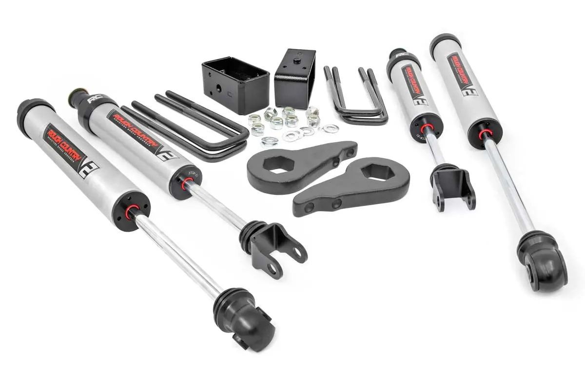 1.5-2 Inch Lift Kit | V2 | Chevrolet Silverado/Gmc Sierra 1500 | 1999-2006 | Rough Country | 28370 1