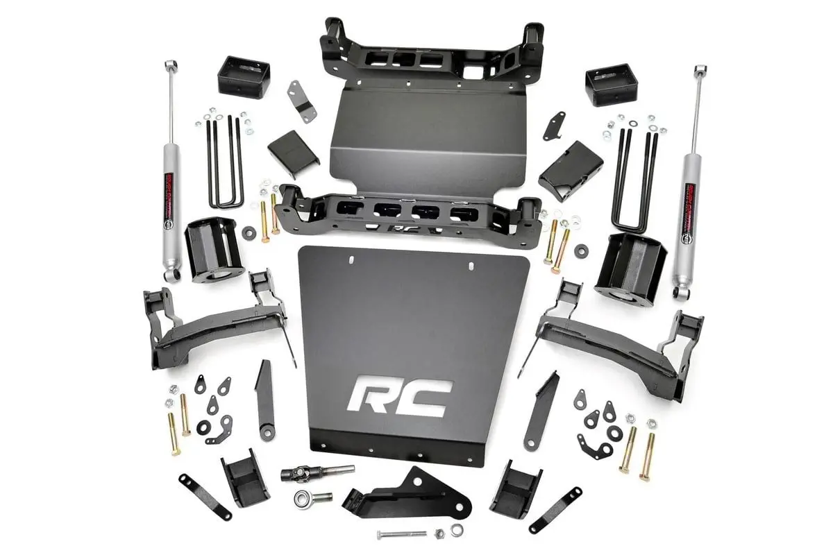 5 Inch Lift Kit | Bracket | Chevrolet Silverado/Gmc Sierra 1500 | 2014-2018 | Rough Country | 29130 1