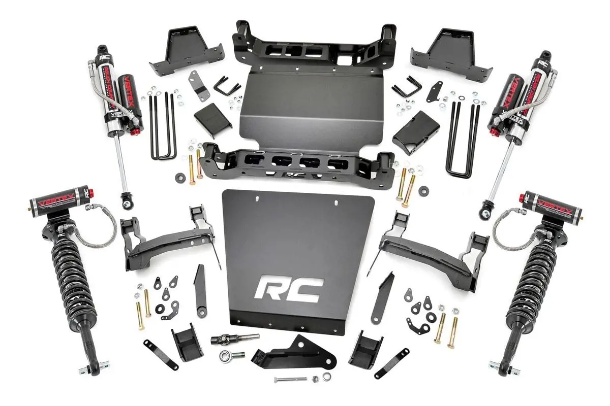 7 Inch Lift Kit | Vertex Coilovers & Shocks | Gmc Sierra/ Chevrolet Silverado 1500 4Wd | 2014-2016 | Rough Country | 29850 1