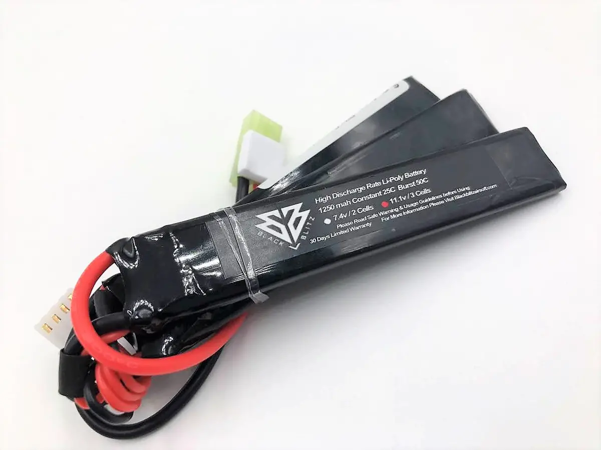 Bca 11.1V 1250Mah 25-50C Lipo Battery (Triple Stick) 1