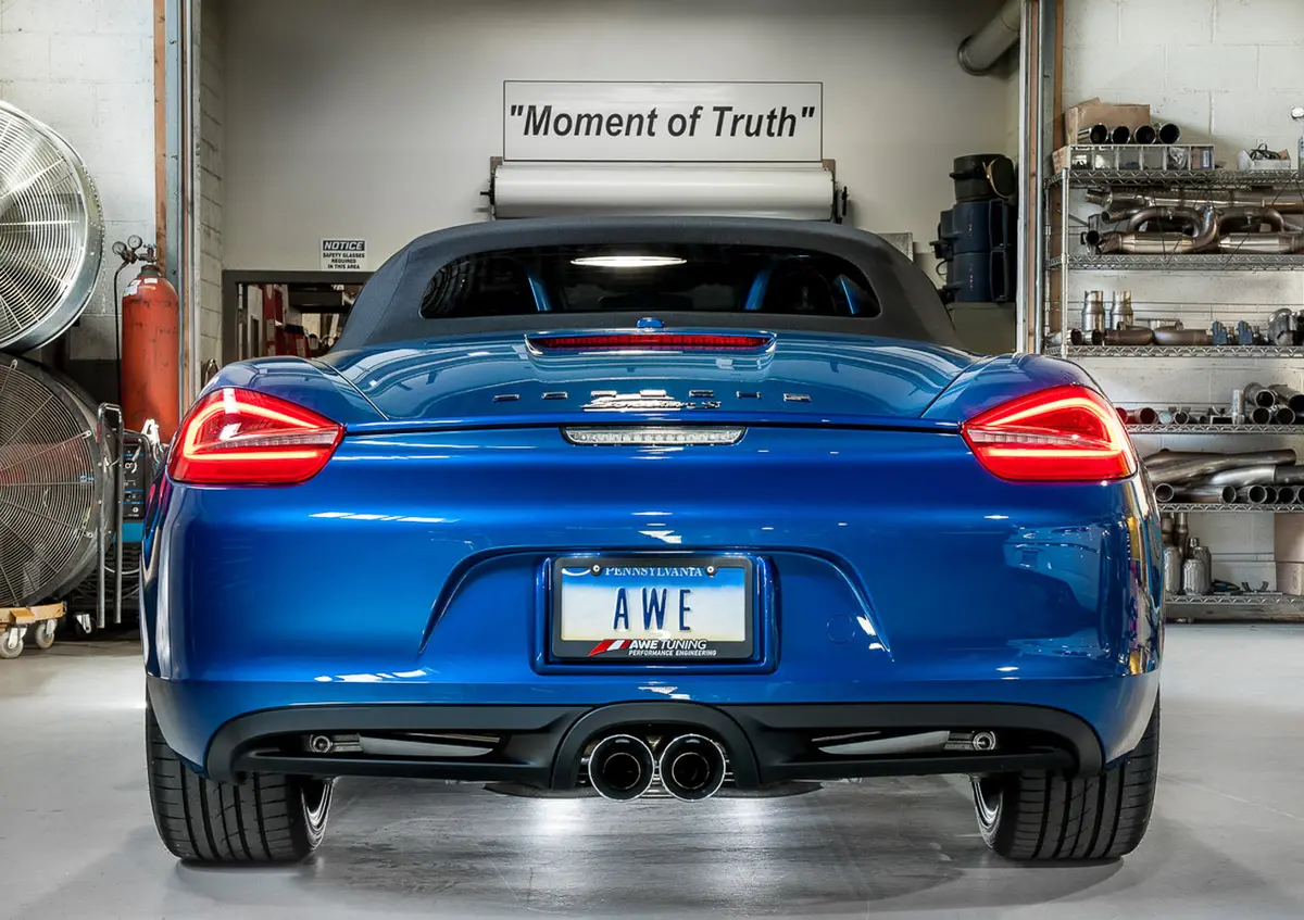 Awe Performance Exhaust For Porsche 981 Cayman 1