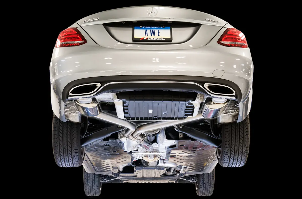 Awe Exhaust For Mercedes-Benz W205 C300 / C200 1