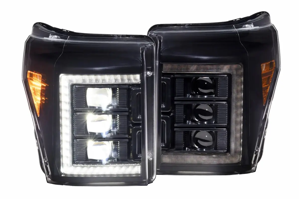 Morimoto Ford Super Duty (11-16): Xb Led Headlights White Drl Bi-Led Headlights 1