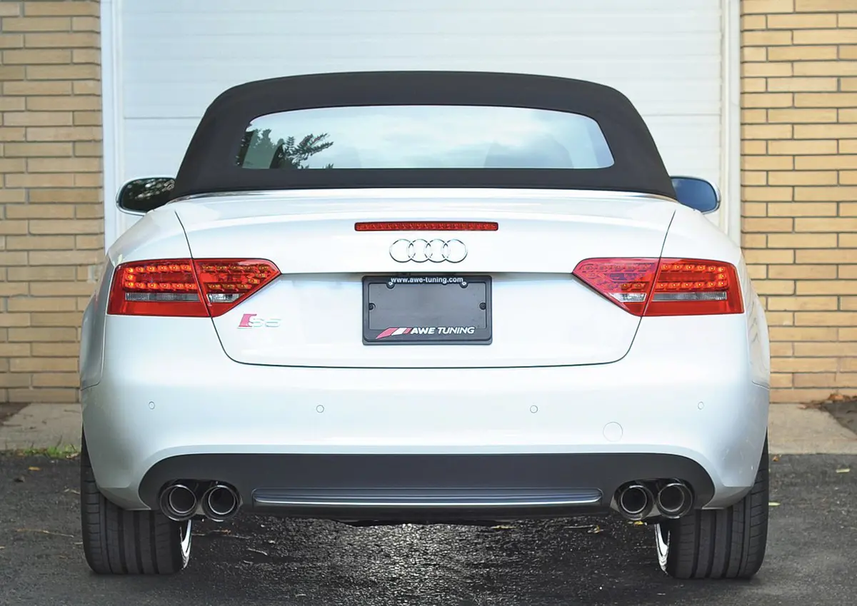 Awe Exhaust And Downpipe Systems For Audi S5 3.0T Cabrio 1