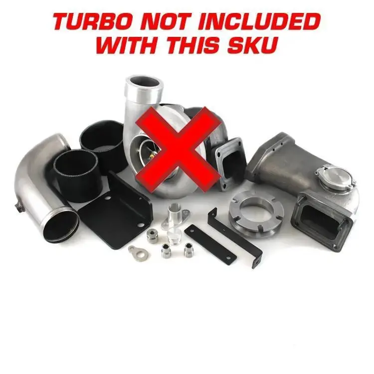 H&S Motorsports 2008-2010 Ford 6.4L Single Turbo Kit W/O Turbo (Undivided) 1