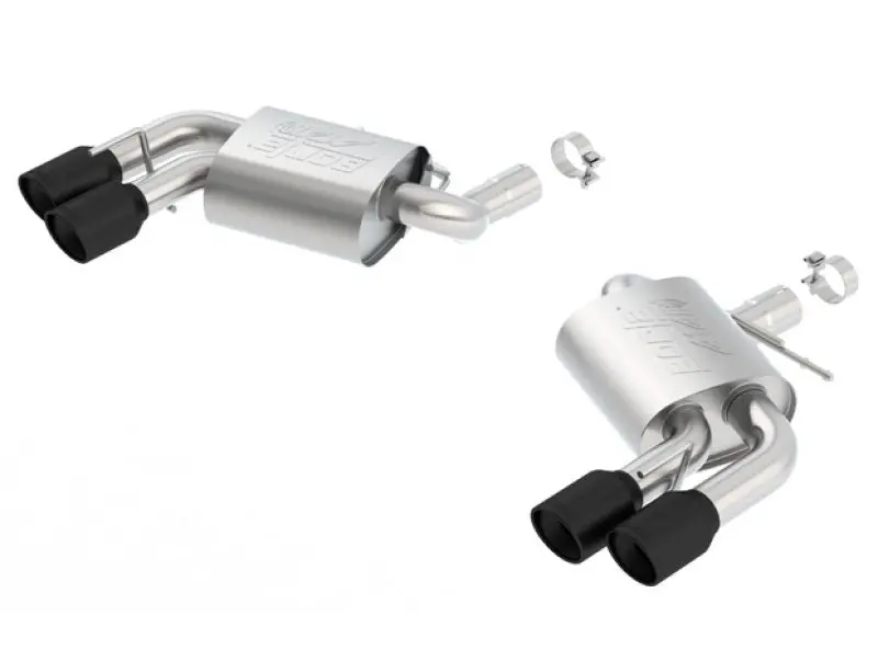Borla 16-18 Chevy Camaro V8 Ss At/Mt Atak Rear Section Exhaust W/O Dual Mode Valves Ceramic Black 1