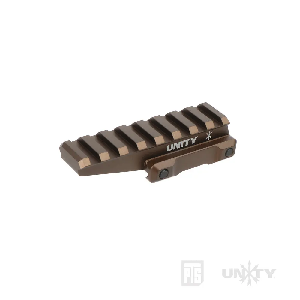 Pts Unity Tactical - Fast Optic Riser (Black / Tan) 2