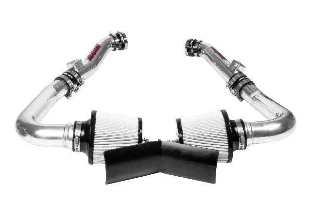 2008-2013 Infiniti G37, 2014-2015 Infiniti Q60 - Stillen Air Intake - (Gen 3) Dual Ultra Long Tube W/ Shield - Dry Filter - 402846Df 2
