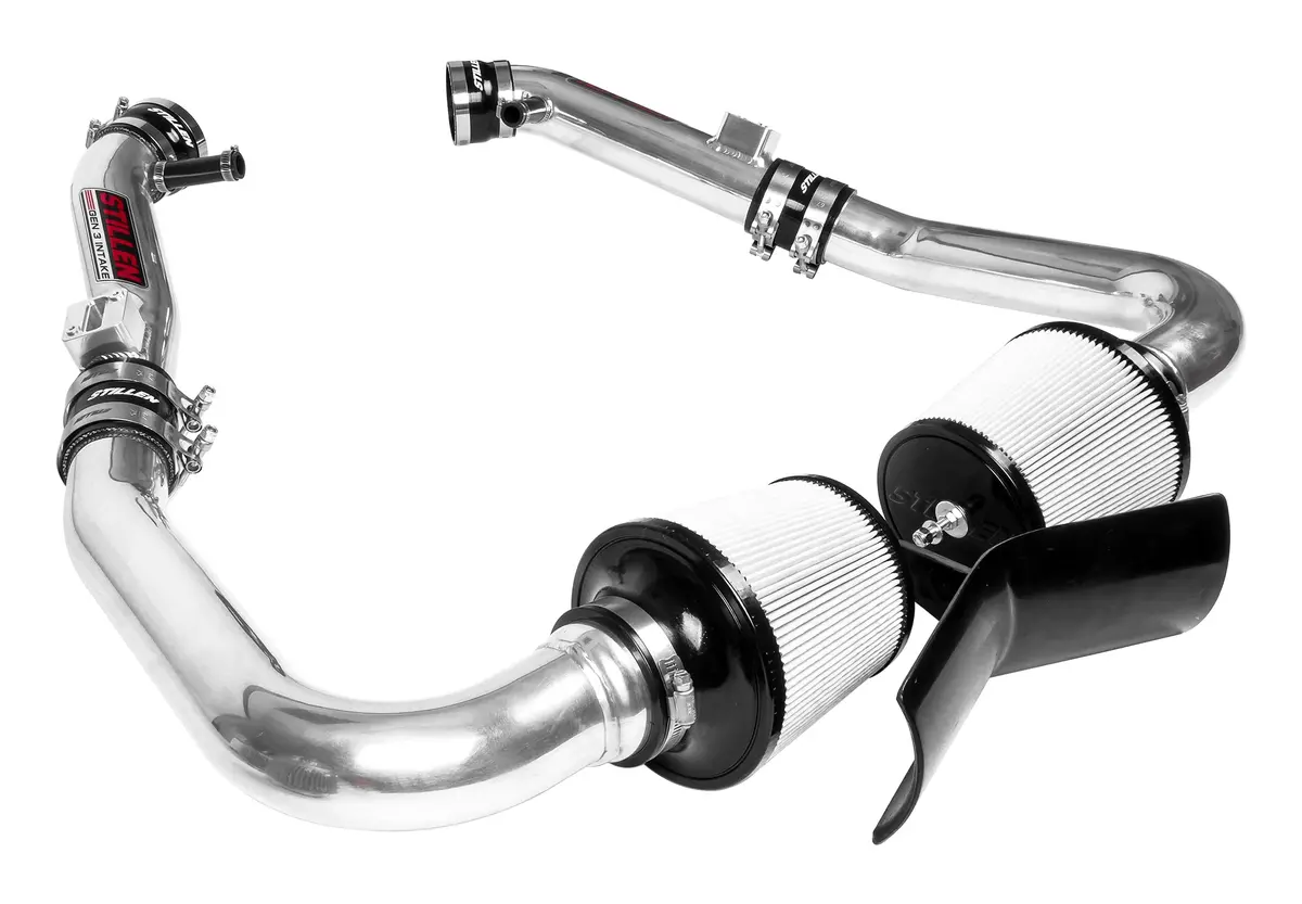2007-2008 Infiniti G35 Sedan - Stillen Dual Ultra Long Tube Air Intake Kit (Gen 3) [V35] - Dry Filter - 402849Df 1