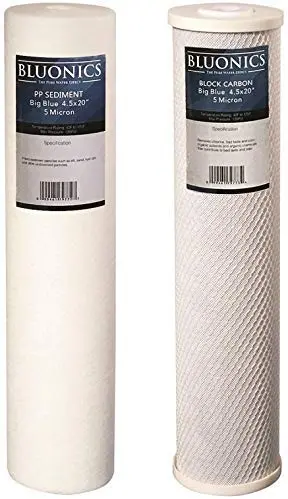 Big Blue Cto Carbon Block & Sediment 4.5" X 20" Replacement Filter Cartridges 1