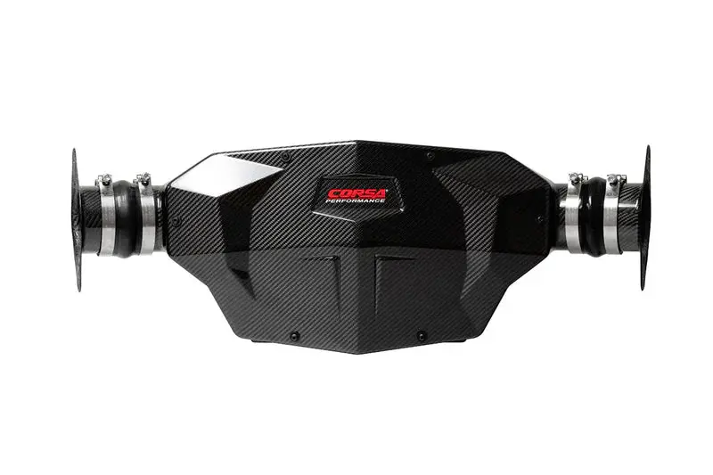 Corsa Performance - Black / Carbon Fiber Air Intake | 2020-24 Corvette C8 (44003D) 1