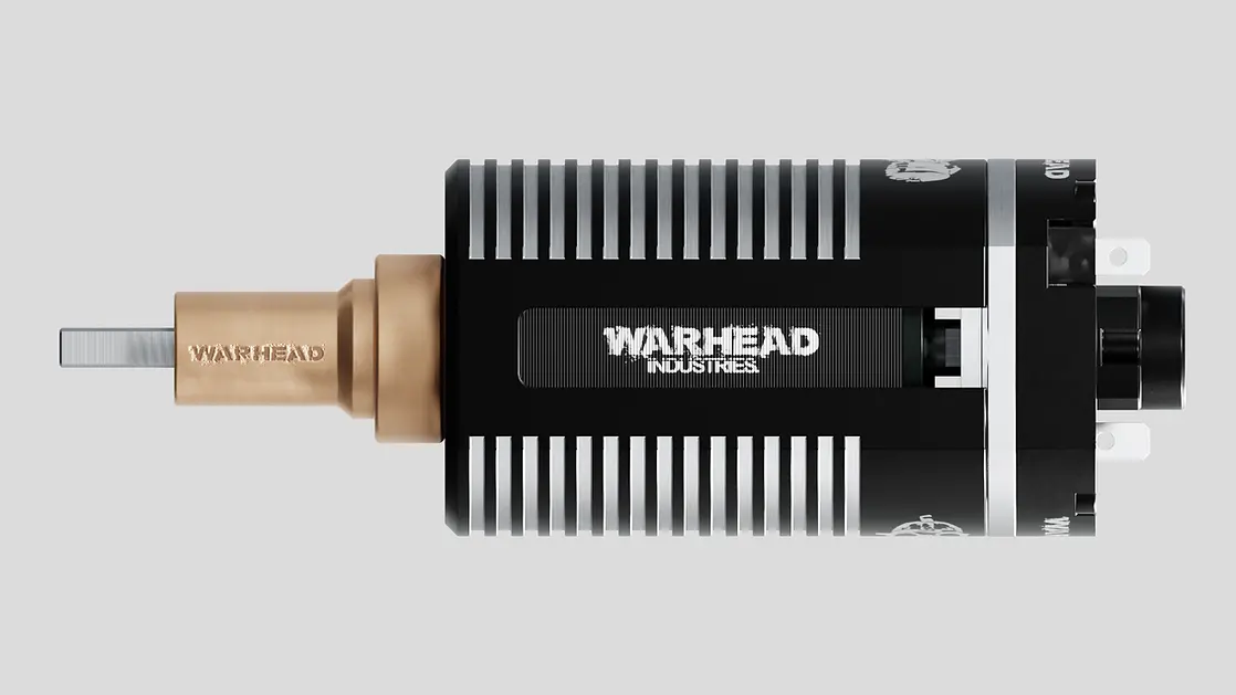 Warhead Industries Brushless Cnc Black Aeg Motor - Long Shaft (Standard / High Speed / Ultra High Speed) 1
