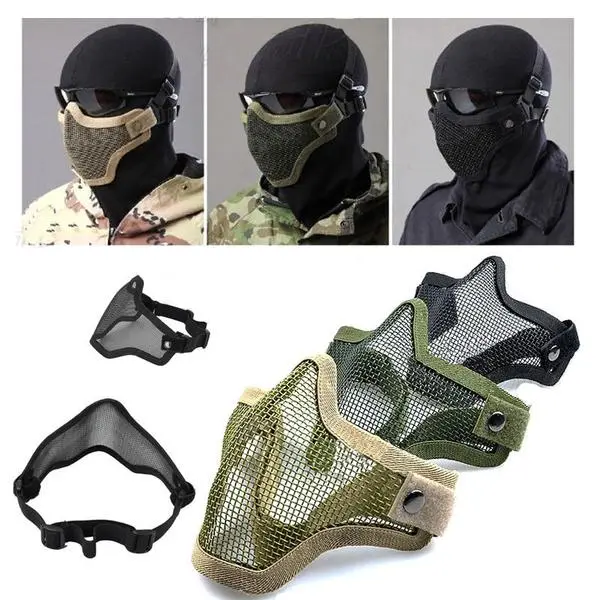 Valken Kilo Steel Mesh Face Mask (Black / Tan / Od Green) 1