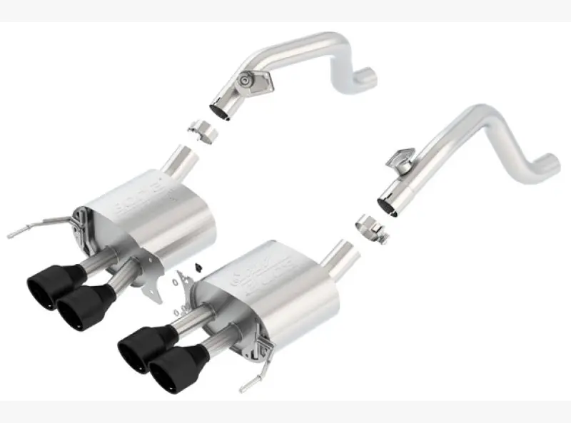 Borla 14-18 C7 Corvette Stingray Axle-Back Atak Exhaust 2.75In To Muffler Dual 2.0In Out 4.25In Tip 1