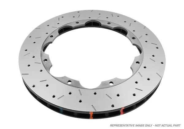 2021-2023 Dodge Challenger Srt Hellcat Redeye Widebody Jailbreak & More | Dba 5000 Series Xs Cross-Drilled/Slotted Brake Rotor Ring [Front] | Dba53951.1Xs 1