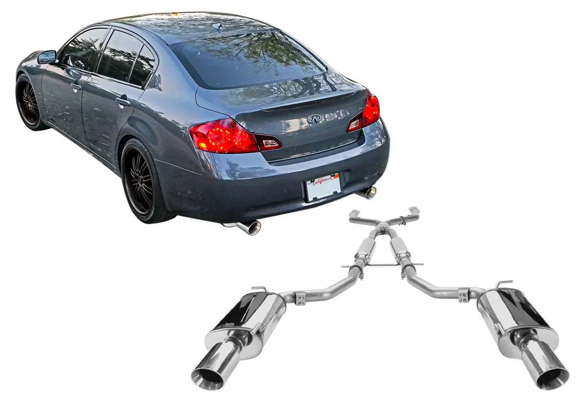 2009-2013 Infiniti G37 Sedan, 2015 Q40 - Stillen Stainless Steel Cat-Back Exhaust System - 504377 1