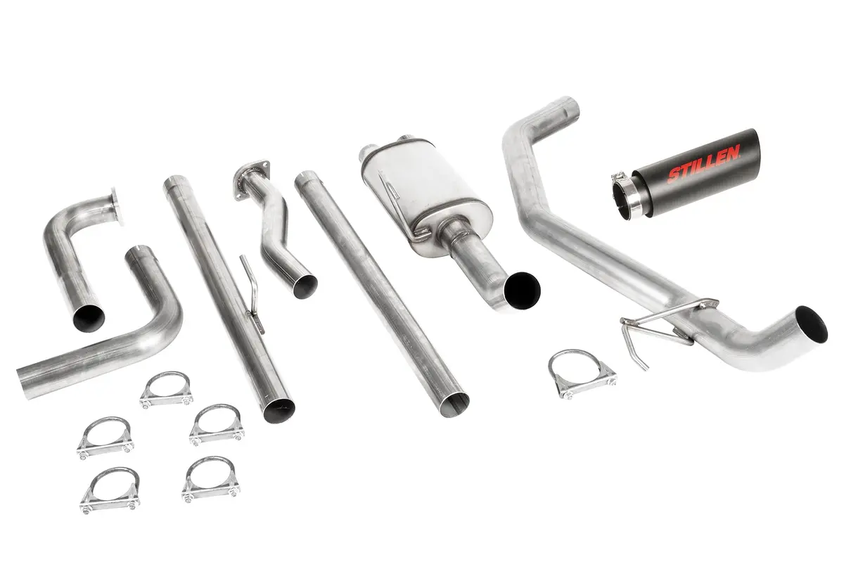 2016-2024 Nissan Titan [5.6L] (Non-Xd) 2Wd/4Wd - Stillen Cat-Back Exhaust - Black Tip - 509561 1