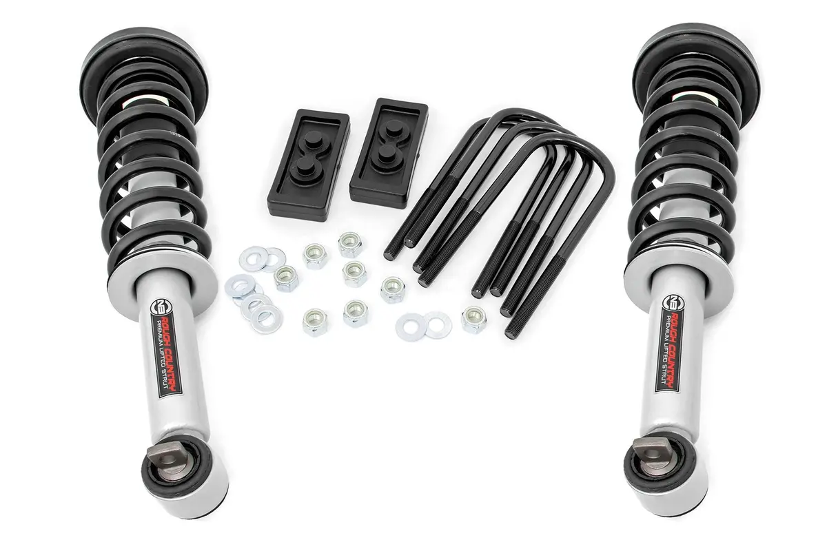 2.5 Inch Lift Kit | 2021-2023 Ford F-150 Tremor 4Wd - 51028 | Rough Country | 51028 1