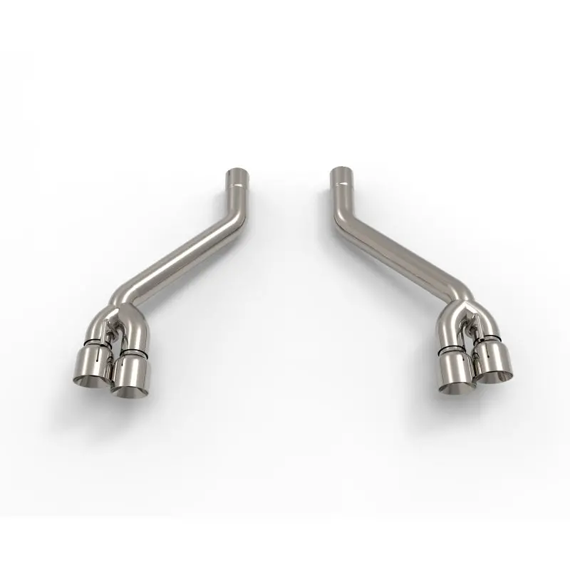 Kooks 2016 + Chevrolet Camaro Ss 3In Axle Back Muffler Delete Exhaust System W/ Polished Quad Tips 1