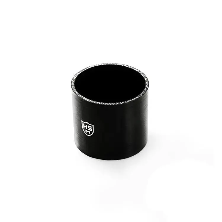H&S Motorsports 4" Straight Silicone Coupler (Black 5-Ply) 1