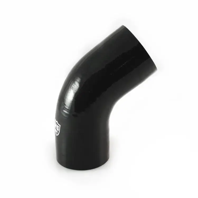 H&S Motorsports 3”X 3” Silicone 60° Elbow Hose (Black 5 Ply) 1